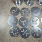 Vintage Mirro Cookie Pastry Press M-0358-22 W  12 Discs   3 Tips