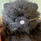 Vintage Dakin Large Black Cat Plush 18   reclining Stuffed Animal Kitty 1991