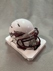 Deion Sanders Signed White Florida State Mini Helmet 5 Star Coa Auto