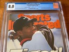 Tiger Woods Sports Illustrated Cgc 8 0 White Pages  1st Tiger Woods Cover- 1996 