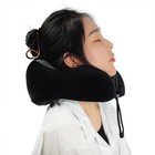 Memory Foam Travel Pillow  Neck Pillow With 360-degree Head Support  Comfortable