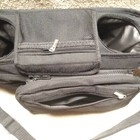 Stroller Organizer Tote Bag Universal Removeable Pouch Cup Holders Storage Black