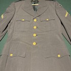 Vintage Vietnam Era  Us Army Dress Green Coat Jacket Military Uniform 36l
