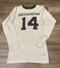 Vintage 1960s Champion Southampton Ny  14 Football Jersey Shirt Small Rare