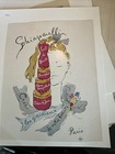 1951 Schiaparelli Perfume  Art Vintage Print Ad
