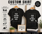 Custom T-shirt   Your Logo  Image Or Text   Personalized Shirt