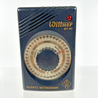 Wittner Mt-50 Quartz Metronome Battery Operated Tested Working