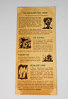 1957 Disneyland Tri-fold Tom Sawyer Island  Souvenir Brochure Map