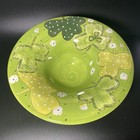 St Patrick s Day Decor Laurie Gates Dish Shamrock Irish Green Clover Ware 