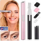 2   Eyebrow Trimmer Hair Face Brows Razor Remover Facial Epilator Adjustable Comb