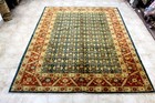 9x12 Exquisite Mint 200 kpsi Hand Knoted Vegetable Dye Wool Kashann Turkish Rug