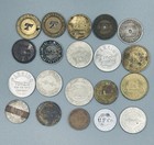 Lot Of 60 Vintage Rare Transit Tokens  Rail Parking Bridge   More - Many Cities