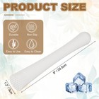 Cocktail Muddler  8 Inch Pp Drink Muddler  White  thin 