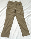 Rei   Co-op Sahara Convertible Stretch Tan Hiking Pants Zip Off To Shorts Sz 4 P