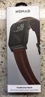 Nwt Nomad Traditional Band For Apple Watches 45mm 44mm 42mm Rustic Brown Leather
