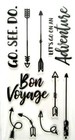 Adventure Arrows Clear Stamp Set By Love Nicole New 