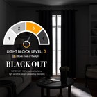 Blackout Curtains For Living Room  Thermal Insulated Window Drapes 2 Panels F   