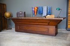 Antique Store Counter Kitchen Island Wood Bar Countertop Industrial Vintage