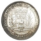 1945 Venezuela One 1 Bolivar Old Au Silver Coin Simon Bolivar Y-22a