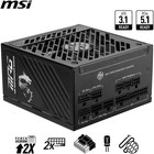  factory Refurbished  Msi Mpg A850gs Pcie5 80  Gold Atx 3 1   Pcie 5 1 850w Psu