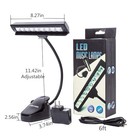 Lightess Clip On Dimmable Led Music Stand Piano Book Lamp Usb Powered Black
