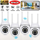 New 4x Wireless 5g Wifi Security Camera System Smart Outdoor Night Vision 1080p