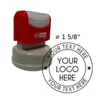 Custom Round Stamp Text - Personalized Stamps 1 5 8  - 904 Stamps