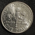 2020 P 10c Roosevelt Dime  Bright Luster   Many Die Chips                10-0039