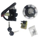 Ignition Switch Fuel Gas Cap Seat Lock Key For Gsxr600 2001-2003