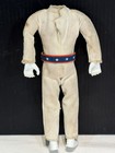 Vintage Ideal 1970 s Evel Knievel Original Jumpsuit W Belt buckle For 7  Figure