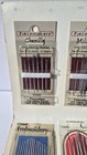 Vtg Sewing Needles Sampler Pack Chenille Embroidery Yarn Bead Straw Craft 