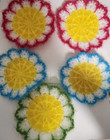 100  Handmade Dish Scrubber Dishwash Scrubbies 5sets