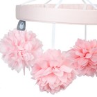 Lambs   Ivy Signature Botanical Baby Pink Floral Musical Baby Crib Mobile