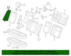 Genuine Honda Seat Back Bolster Cushion 82150-tr3-l61zc