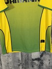 Jamaica Jersey Mens Medium Orro Dri Fit Football Club Soccer Shirt Yellow Green