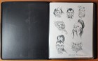 Mike Rollo Malone Traditional Vintage 42 Sheets Tattoo Flash In Portfolio Book
