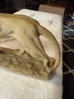 Vintage Resin Tiger lion Statue  Its 11    X 2 75    X 5    Tall