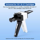 Dental Dispenser Gun 1 1 2 1 10 1 4 1 50ml Impression Mixing Dispensing Gun