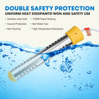 1500w 110v Immersion Water Heater - 304 Stainless Steel Portable Heater For Home