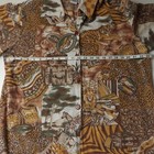 Seperate Issue Women s Button Shirt Tropical Beach Safari Cat Retro Xl Africa