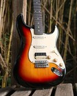 Donner Dst-600 Electric Guitar Full Size Rosewood Fretboard With Accessories