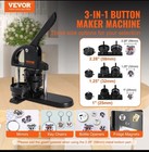 Vevor Button Maker Machine Pin Badge Maker 1  1 25  2 28  3-in-1 300button Parts