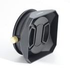 Square Screw-in Lens Hood Adjustable Angle 37-58mm Metal Thread Matte