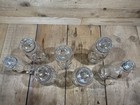 7pc Antique Apothecary Medicine Pharmacy Bottle Jar W stopper Handblown