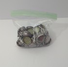 Vintage 100 Silver Coke Coca Cola Bottle Caps See Photos -possibly Unused Lot 25