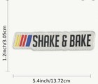 1 Pcs Funny Shake   Bake Embroidered Patches 