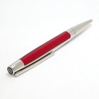 S t dupont 405703 Defi Red And Palladium Ball Point Pen   Ballpen New