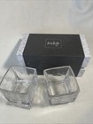 Joyjolt Carre Scotch Whiskey Glasses Heavy Barware- Lot Of 2