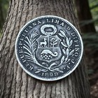 Peru 1899  1 5 De Sol Silver Very Nice Condition Lm