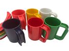 Vintage Set Of 6 Plates   Mugs Ingrid Snax Stackable Plastic Melamine Cups